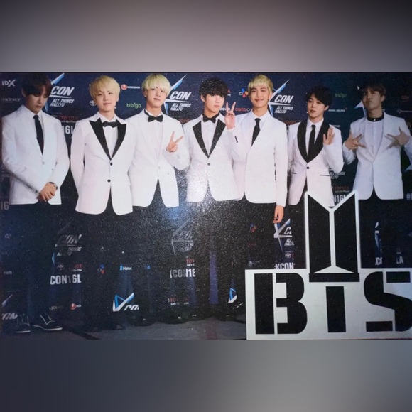 BTS 2016 K-Con LA Custom Wooden Poster. - Picture 2 of 4